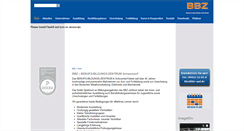 Desktop Screenshot of bbz-sad.de
